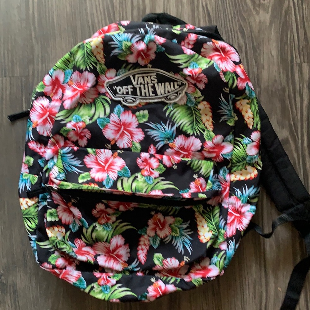 Vans floral backpack